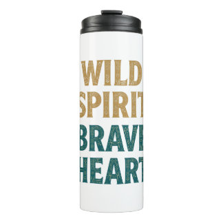 Garrafa Térmica Boho Adventure Wild Spirit Brave Heart