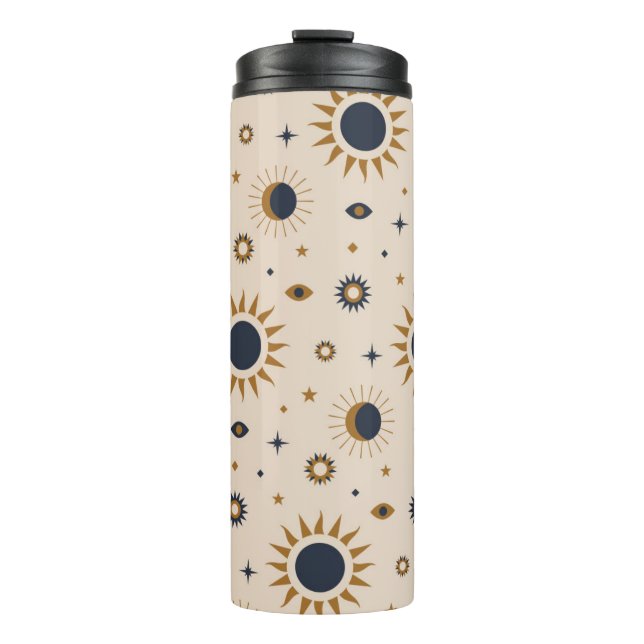 Garrafa Térmica Boho Celestial Astronomy Thermal Tumbler (Frente)