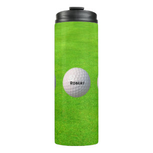 Garrafa Térmica Bolas de Golfe Personalizadas em Greens Golfer