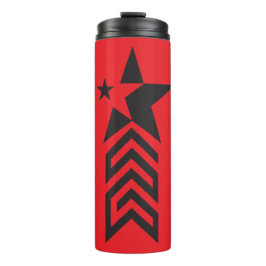 Garrafa Térmica Bold Black Geometric Star