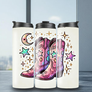 Garrafa Térmica Bold Disco Cowgirl Boots Tumbler