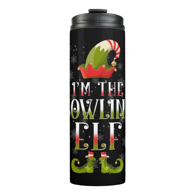 Garrafa Térmica Boliche Elf Natal (Frente)