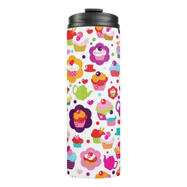 Garrafa Térmica Bolo bonito do copo e pote do chá (Frente)