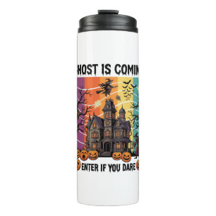 Garrafa Térmica Bomba de Bruxa Casa Assombrada Halloween Fantasma