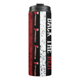 Garrafa Térmica Bombeiros Combatem Incêndios Atrás Do Vermelho