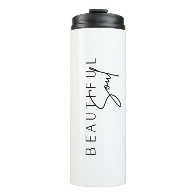Garrafa Térmica Bonita Alma Personalizar Mugs Tumbler (Frente)