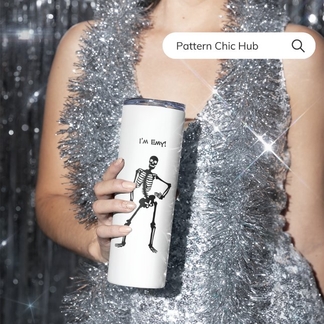 Garrafa Térmica Bonita e Engraçada Dance Halloween Dance Dift para (Criador carregado)