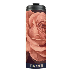 Garrafa Térmica Bonita Rosa de Tumbler de Chá