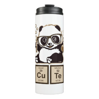 Garrafa Térmica Bonito descoberto panda da química