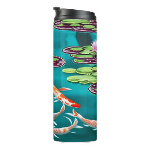 Garrafa Térmica Bonito Koi Pond