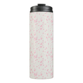 Garrafa Térmica Bonito Pétalas em Stripes