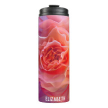 Bonito Rosa Amigos Tumbler Térmico