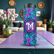 Bonito Roxo e Azul Teal Personalizado