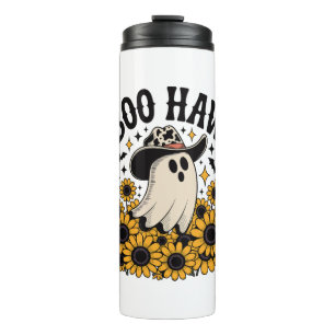 Garrafa Térmica Boo Haw Cow Ghost Western Halloween