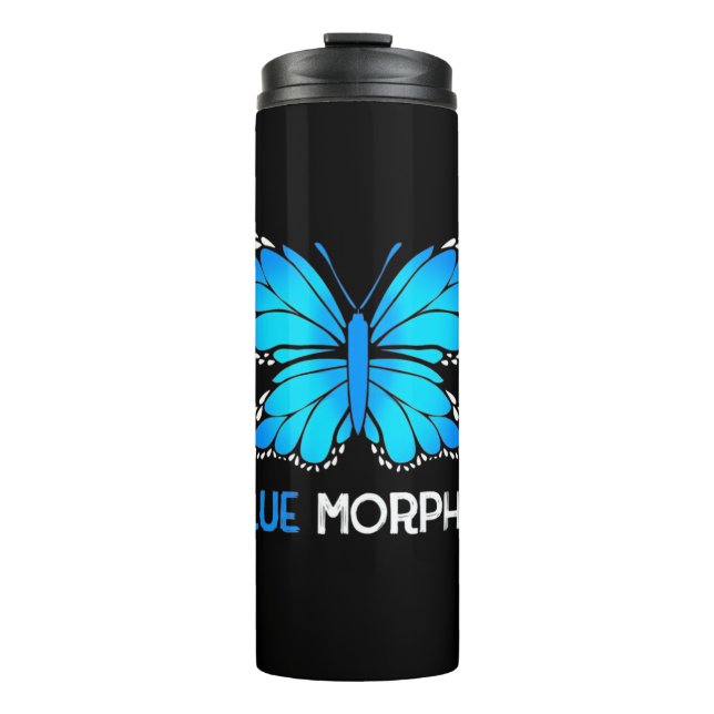 Garrafa Térmica Borboleta Azul Morpho (Frente)