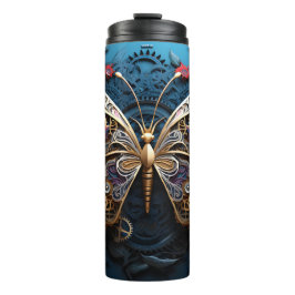 Garrafa Térmica Borboleta Mecânica 3D