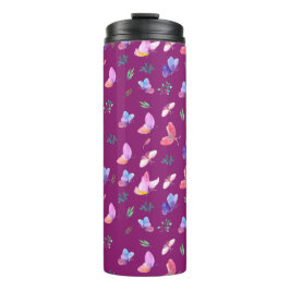 Garrafa Térmica Borboletas coloridas