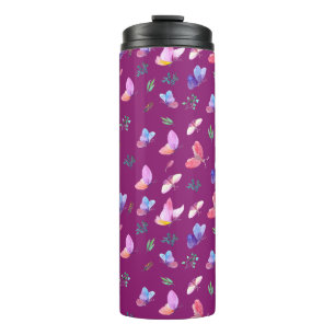 Garrafa Térmica Borboletas coloridas