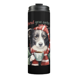 Garrafa Térmica Border collie Christmas Jumper Essential T-Shirt
