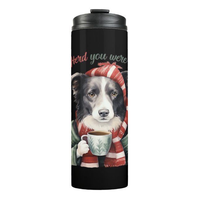 Garrafa Térmica Border collie Christmas Jumper Essential T-Shirt (Frente)