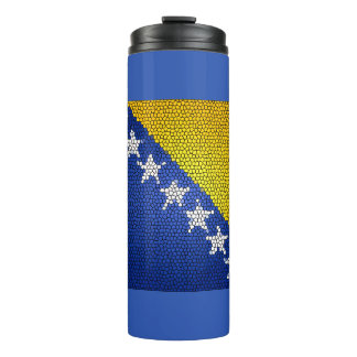 Garrafa Térmica Bosnia and Herzegovina Flag Patriotic Gift