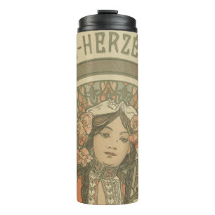 Garrafa Térmica Bósnia e Herzegovina por Alphonse Mucha (1900)