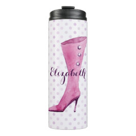 Garrafa Térmica Bota de salto roxo, personalizada