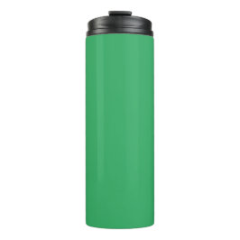 Garrafa Térmica Botão Personalizado Esmeralda Verde
