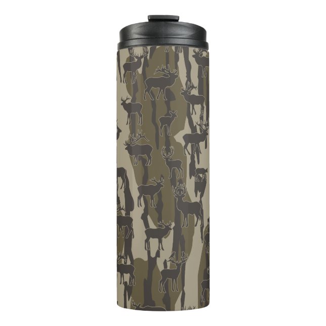 Garrafa Térmica Bottomland Camo Deer Hunting Deer Pattern (Frente)