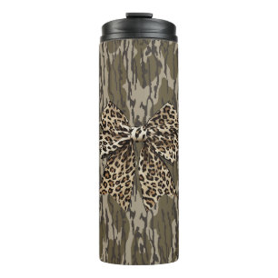Garrafa Térmica Bottomland Camo Leopardo Arco Fita de Fita