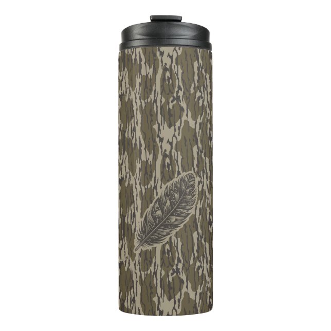 Garrafa Térmica Bottomland Camo Turkey Feather (Frente)