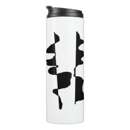 Garrafa Térmica Bouteille Isotherme Art Abstrait Dual Face