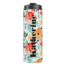 Bouteille Isotherme Joli motif Floral