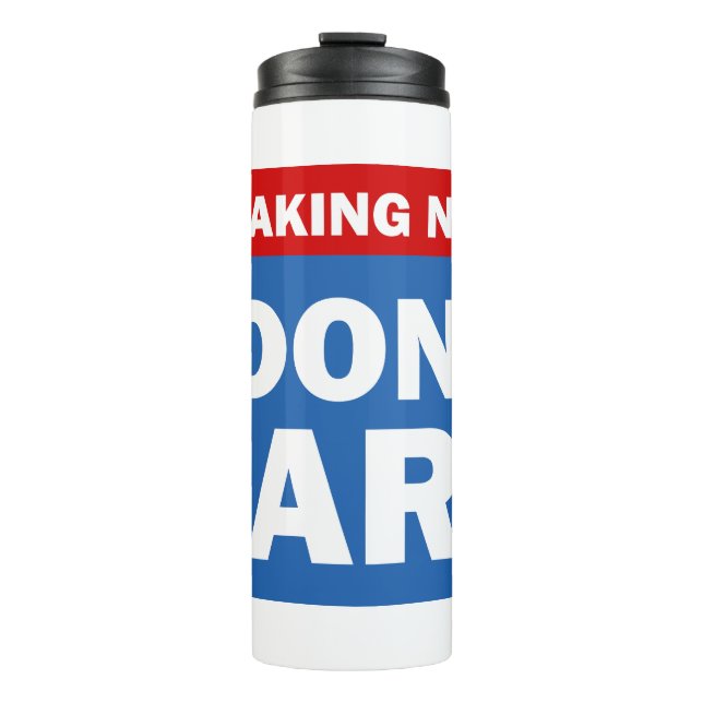 Garrafa Térmica Breaking News (Frente)