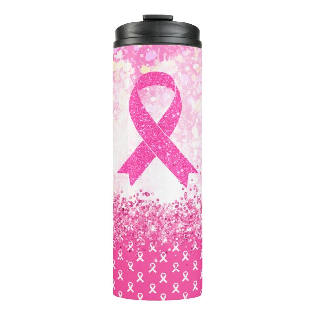 Garrafa Térmica Breast Cancer Awareness Pink Ribbon (Frente)