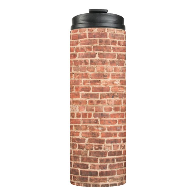 Garrafa Térmica Brick Wall with Dark Gradient at Bottombrick,wall, (Frente)