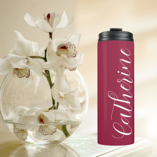 Garrafa Térmica Bridesmaid de Casamento Estrilizado com Vinho