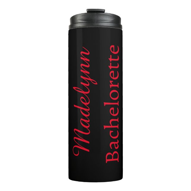 Garrafa Térmica Bridesmaid Personalizada com Na moda Bonito (Frente)