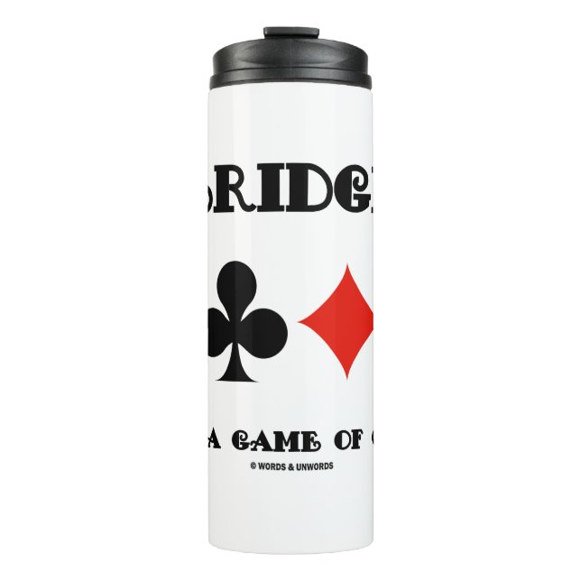Garrafa Térmica Bridge Não É Um Jogo De Chance Quatro Fatos De Car (Frente)