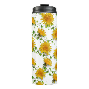 Garrafa Térmica Bright Sunflower Bloom Viagem Tumbler