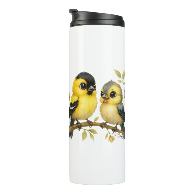 Garrafa Térmica Brilhante American Goldfinch (Rotação à direita)