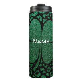 Garrafa Térmica Brilhante personalizado do Shamrock