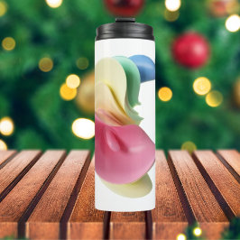 Garrafa Térmica Brilhe seu dia: Tumbler térmico de cor fresca