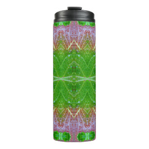 Garrafa Térmica Bronze e Verde deixam Ikat