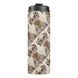 Garrafa Térmica brown and white dalmatian dog Thermal Tumbler