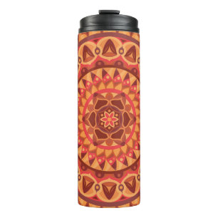 Garrafa Térmica Brown Base Mandala