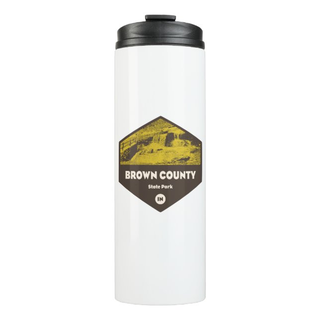 Garrafa Térmica Brown County State Park Indiana (Frente)