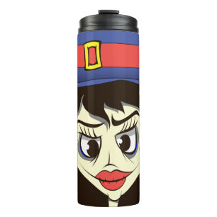 Garrafa Térmica Bruxa de Halloween Encantadora