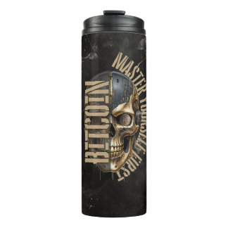 Garrafa Térmica BTC motivation | Skull | Gold Marble