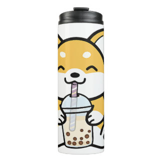 Garrafa Térmica Bubble Tea Boba Corgi